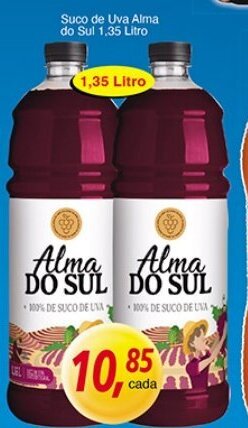 Supermercados Guanabara Suco de Uva Alma do Sul 1.35L oferta