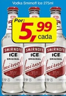 Supermercados Guanabara Vodka Smirnoff Ice 275ml oferta