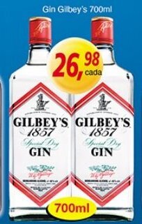 Supermercados Guanabara Gin Gilbey's 700ml oferta
