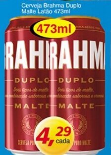 Supermercados Guanabara Cerveja Brahma Duplo Malte Latao 473ml oferta