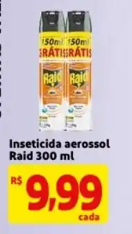 Mercado Extra Inseticida Aerosol Raid 300ml oferta