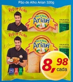 Supermercados Guanabara Pao de Alho Arian 320g oferta