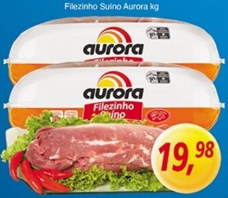 Supermercados Guanabara Filezinho Suino Aurora 1kg oferta