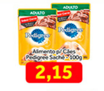 Shibata Supermercados Alimento p/caes Pedigree Sache 100g oferta
