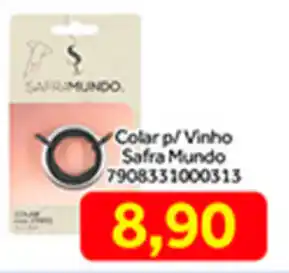 Shibata Supermercados Colar p/ Vinho Safra Mundo oferta