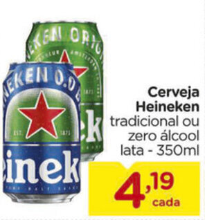 Carrefour Cerveja Heineken 350ml oferta