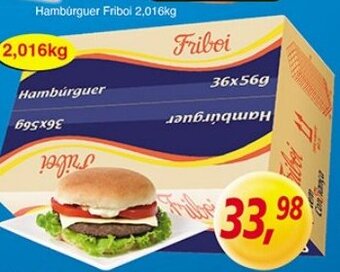 Supermercados Guanabara Hamburguer Friboi 2.016kg oferta