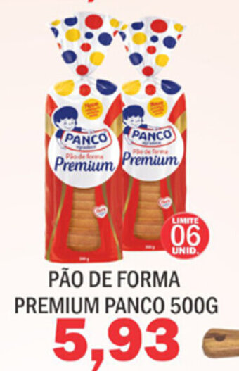 Supermercados Mendonça Pao de forma Premium Panco 500g oferta