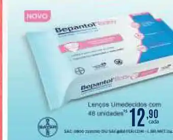 Drogaria Total Lenços Umedecidas Bepantol oferta