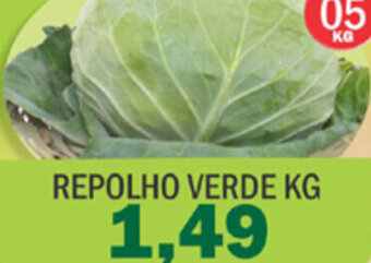 Supermercados Mendonça Repolho Verde 1kg oferta