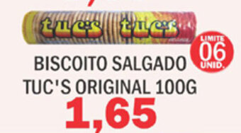 Biscoito Salgado Tuc's Original 100g
