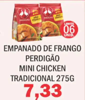 Supermercados Mendonça Empanado de Frango Perdigao Mini Chicken tradicional 275g oferta