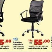 Lojas Becker Cadeira giratória oferta