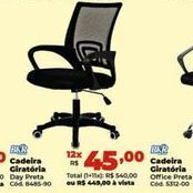 Lojas Becker Cadeira giratória oferta