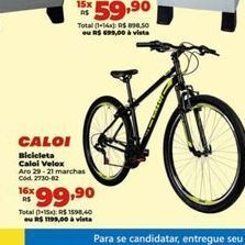 Lojas Becker Bicicleta oferta