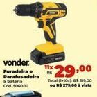 Lojas Becker Furadeira e parafusadeira oferta