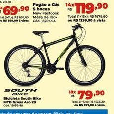 Lojas Becker Bicicleta oferta