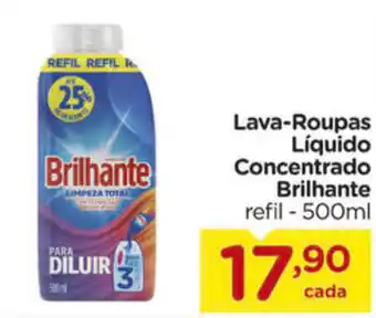 Carrefour Lava Roupas Liquido Concentrado Brilhante 500ml oferta