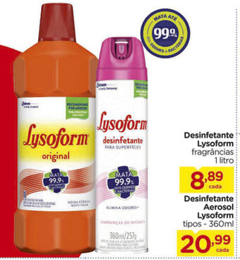 Carrefour Desinfetante Lysoform 1L oferta