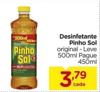 Carrefour Desinfetante Pinho Sol Leve 500ml Pague 450ml oferta
