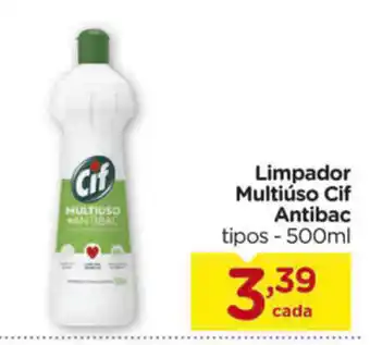 Carrefour Limpador Multisuo Cif Antibac 500ml oferta