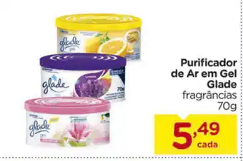 Carrefour Purificador de Ar em gel Glade 70g oferta