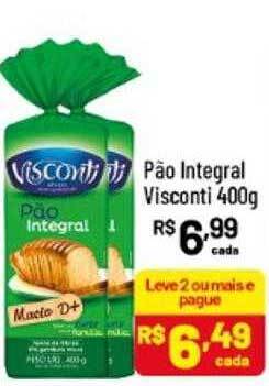 Supermercados Goes Pão integral visconti oferta