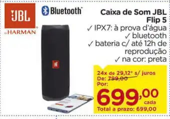 Carrefour Caixa de Som JBL Flip 5 oferta
