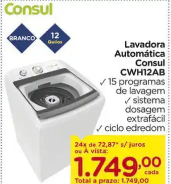 Carrefour Lavadora Automatica Consul oferta