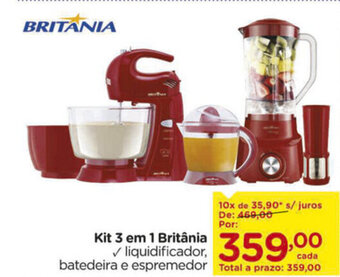 Carrefour Kit 3 em 1 Britania oferta