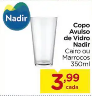 Carrefour Copo Avulso de Vidro Nadir 350ml oferta