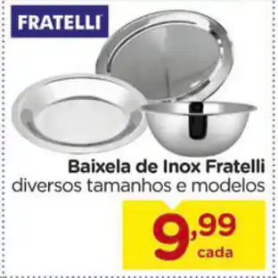 Baixela de Inox Fratelli