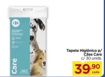 Carrefour Tapete Higienico p/ Caes Care oferta