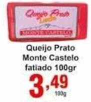 Rossi Supermercado Queijo Prato Monte Castelo fatiado 100g oferta
