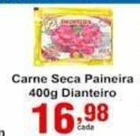 Rossi Supermercado Carne Seca Paineira 400g Dianteiro oferta