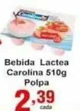 Rossi Supermercado Bebida lactea Carolina 510g Polpa oferta
