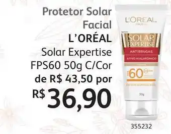 Protetor Solar Facial L'oréal Solar Expertise Fps60 50g