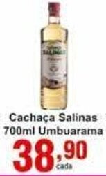 Cachaca Salinas 700ml Umbuarama