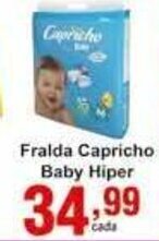 Rossi Supermercado Fralda Capricho Baby Hiper oferta