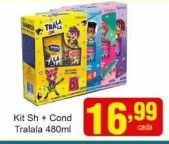 Rossi Supermercado Kit Sh + Cond Tralala 480ml oferta