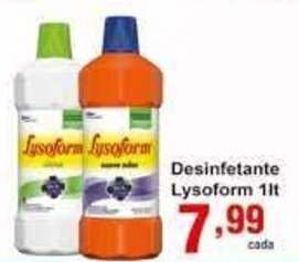 Rossi Supermercado Desinfetante Lysoform 1L oferta