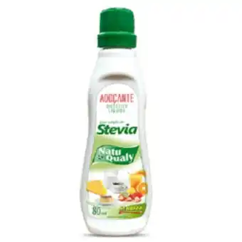 Rede Compras Adoçante stevia natuqualy 80ml oferta