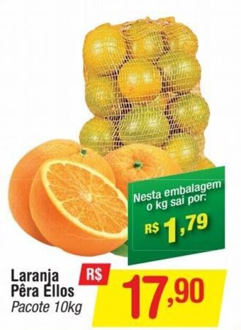 Fort Atacadista Laranja Pera Ellos 10kg oferta