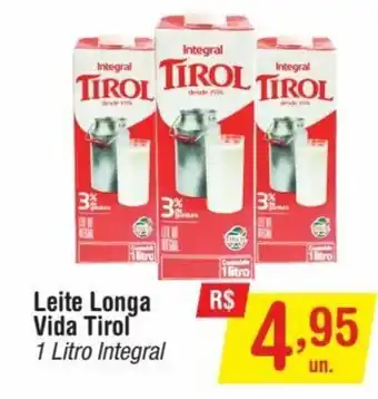 Fort Atacadista Leite Longa Vida Tirol 1L oferta