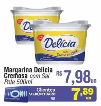 Fort Atacadista Margarina Delicia Cremosa 500ml oferta