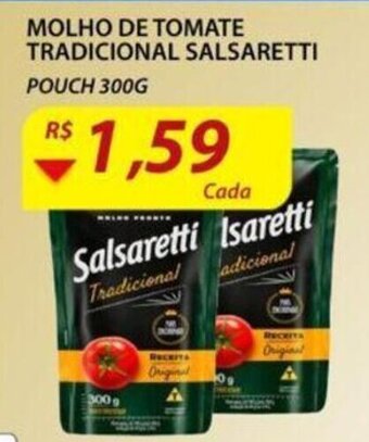 Assaí Atacadista Molho de tomate tradicional Salsaretti 300g oferta