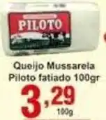 Rossi Supermercado Queijo Mussarela Piloto fatiado 100g oferta