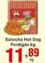 Rossi Supermercado Salsicha Hot Dog Perdigao 1kg oferta