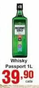 Rossi Supermercado Whisky Passport 1L oferta