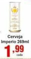 Rossi Supermercado Cerveja Imperio 269ml oferta